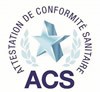 Attestation conformité sanitaire - AQUABELLE à Montsûrs